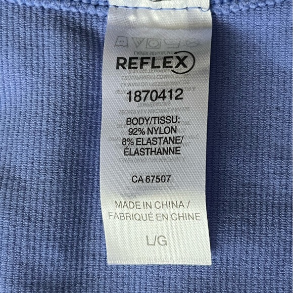 Reflex Ribbed Racerback Tank Size Large - Picture 5 of 5